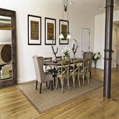 Simple Rustic Dining Rooms Large - Karbonix