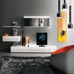 Best Inspirations : Simple Tv Wall Mount Cabinet White Silver - Karbonix