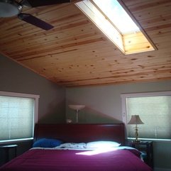 Skylight Bedroom Peaked Ceiling - Karbonix