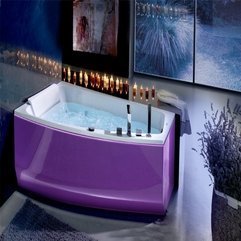 Sleek Design Purple Bathtub - Karbonix