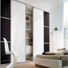 Sliding Doors White Wardrobe Exotic Modern - Karbonix