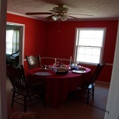 Small Dining Room In Red Looks Bold Red Dining Room Ideas For - Karbonix