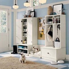 Small House With Fresh Blue Wall Color Interior Decorating - Karbonix