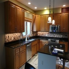 Best Inspirations : Small Kitchen Tile Accents Great Home Design Luxurious Backsplash - Karbonix