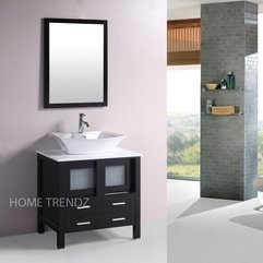 Best Inspirations : Small Single Bathroom Furniture Storage Wood Floor Cabinet Sink 053 Brilliant Design - Karbonix