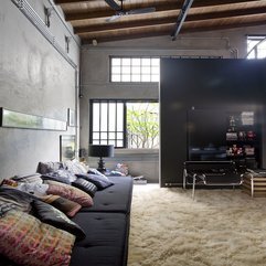 Sofa Big Cupboard In Living Area Dark - Karbonix