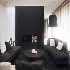 Sofa Set Black And White Interior Design Home Interior Design - Karbonix
