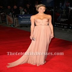 Stacy Keibler Strapless Evening Gown Formal Dress Red Carpet - Karbonix