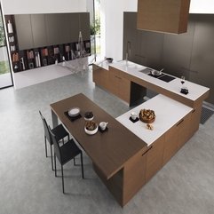 Stainless Combination Brown White And Black Color Lacquered Kitchen - Karbonix