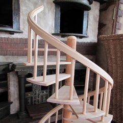 Staircase Alluring Wooden Spiral Staircase Design Home Design - Karbonix