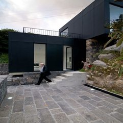 Stairs With Stone Floor For Home Entrance Grey - Karbonix