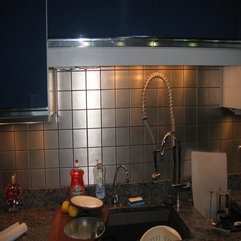 Steel Backsplash Ideas Tile Stainless - Karbonix