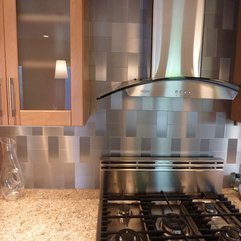 Steel Backsplash Nice Stainless - Karbonix