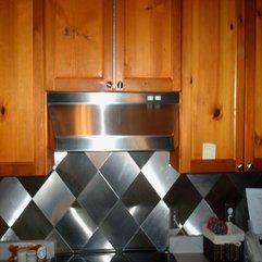 Steel Backsplash Tile Stainless - Karbonix