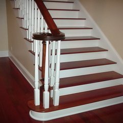 Steps Staircase Ideas White Hardwood - Karbonix