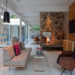 Stone Fireplace Ideas In Modern Style - Karbonix
