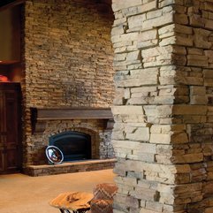 Stone Fireplace Wall Elegant Stack - Karbonix