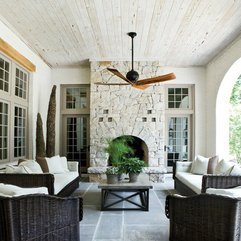 Stone Fireplaces Outdoor White - Karbonix