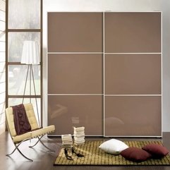 Storage Design With Beige Door Combine With Sofa Rug Simple Wardrobe - Karbonix