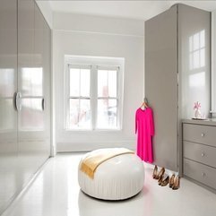 Storage Design With White Wall White Cabinet Modern Wardrobe - Karbonix