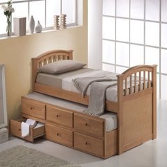 Storage Drawers Underneath Elegant Bed - Karbonix