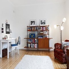 Study Space With Open Bookshelf Looks Fancy - Karbonix