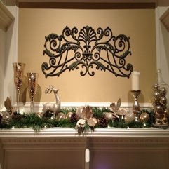 Stunning Christmas Decorating Ideas And Natural Fireplace At - Karbonix