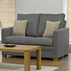 Stunning Grey Sofas Wooden Table Cream Carpet Modern Living Room - Karbonix