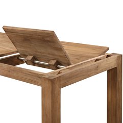 Best Inspirations : Stunning Natural Tek Wooden Topper Console Expandable Dining Table - Karbonix