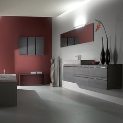 Style Bathroom Design With Three Box Storages Spacious Modern - Karbonix