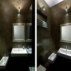 Style Of Bathroom With Brown Ceramic Wall Dark - Karbonix