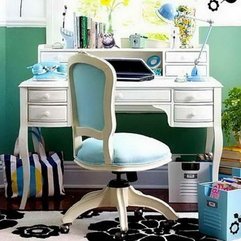 Style With Tiffany Blue Wall Paint With White Table Beautiful Home - Karbonix