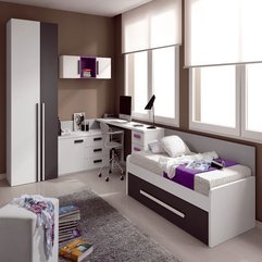 Best Inspirations : Stylish White Teens Room Design By Asdara Modern - Karbonix