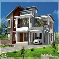 Superb Home Design Contemporary Modern Style Kerala House - Karbonix