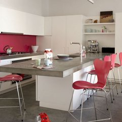 Best Inspirations : Superb Kitchen Furnishing And Transformations Plans In Pink - Karbonix