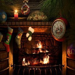 Sweet Design Beautiful Christmas Decoration Of Fireplace Sweet Design - Karbonix