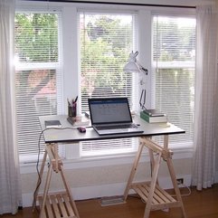 Best Inspirations : Table Computer Desk Near The Window Drafting - Karbonix