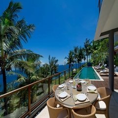Best Inspirations : Table With Beach View From Malimbu Villa Rounded Dining - Karbonix