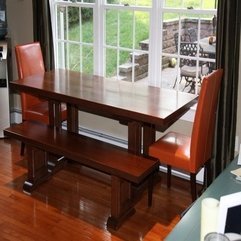 Table With Bench Design Custom Dining - Karbonix