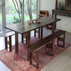 Table With Bench Design Large Dining - Karbonix