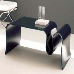 Table With Black Accent Goccio - Karbonix