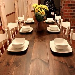Tables With Brick Walls Kitchen Farm - Karbonix