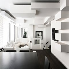 Textured Modern Wall White Raised - Karbonix