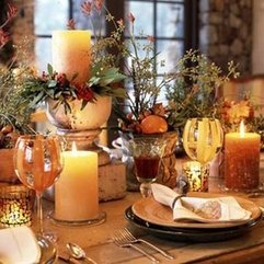 Thanksgiving Table Contemporary Decorating - Karbonix