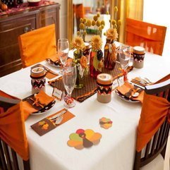 Best Inspirations : Thanksgiving Table Decoration With Unique Flowers Ideas - Karbonix