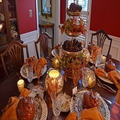 Best Inspirations : Thanksgiving Table With Glass Cabinets Ideas - Karbonix