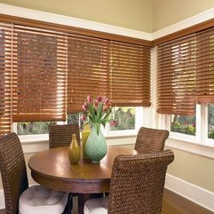 Best Inspirations : The Dining Room Wood Blinds - Karbonix