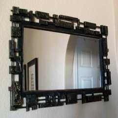 The Vintage Bathroom Mirrors With Black Frame Classic Design - Karbonix