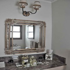 Best Inspirations : The Vintage Bathroom Mirrors With Granite Countertop Classic Design - Karbonix