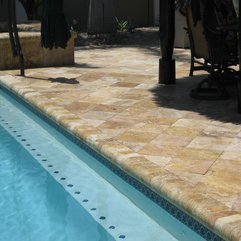Tile Layout Pool Travertine - Karbonix